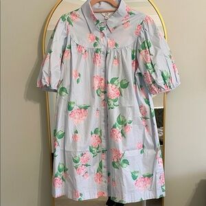 Crown & Ivy Hydrangea Patterned Dress